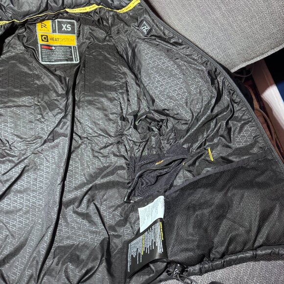 Ravean Men's Down Heated Jacket with 12V Battery Kit XS - Picture 3 of 8